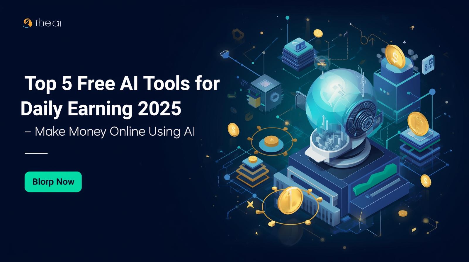 Top 5 Free AI Tools for Daily Earning 2025 %E2%80%94 Make Money Online Using AI 1